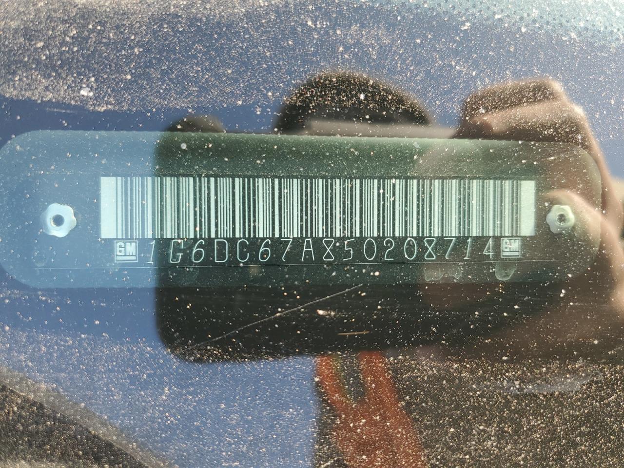 2005 Cadillac Sts VIN: 1G6DC67A850208714 Lot: 91855215