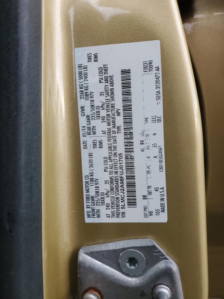 2015 Lincoln Mkc VIN: 5LMCJ2A98FUJ01705 Lot: 93356255