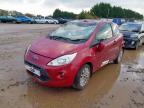 2012 FORD KA 1.2 ZETEC 3DR [START STOP] for sale at Copart WISBECH