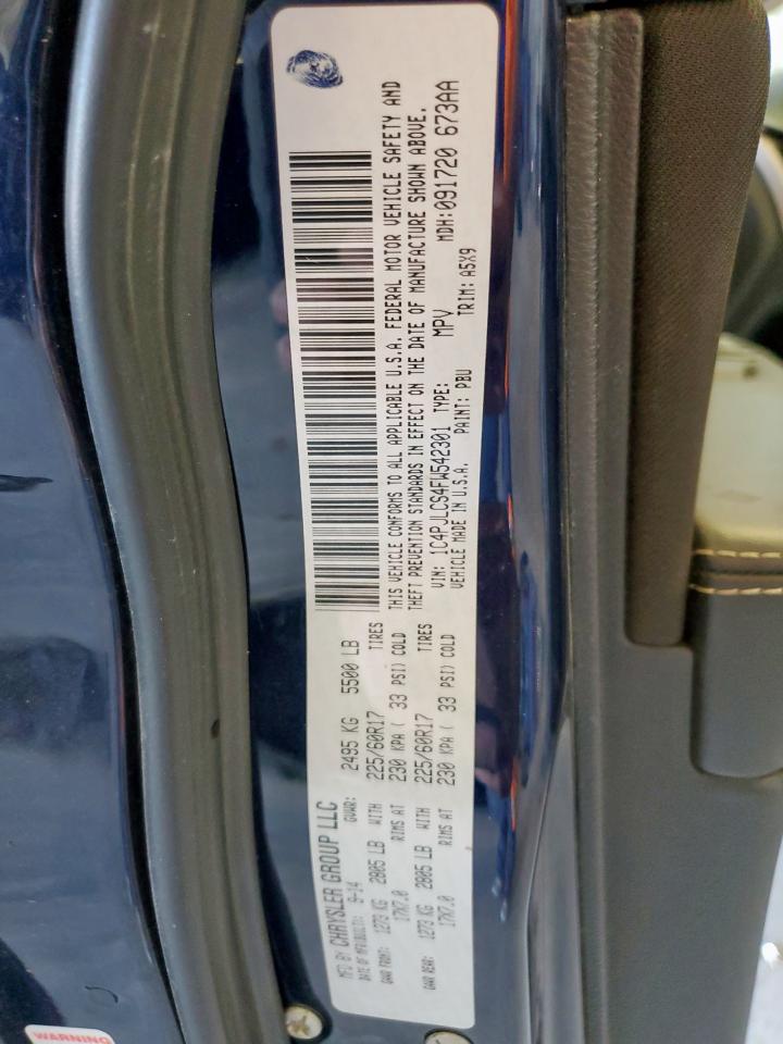 2015 Jeep Cherokee Latitude VIN: 1C4PJLCS4FW542301 Lot: 92736675