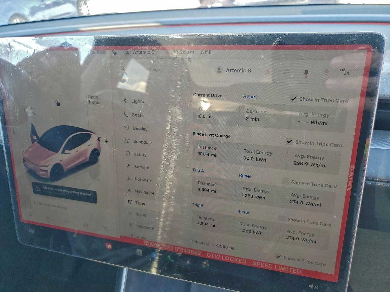 2026 Tesla Model Y VIN: 7SAYGDEE7TF343892 Lot: 93901835