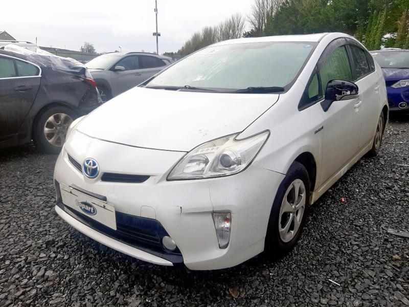 2012 TOYOTA PRIUS HYBRID  for sale at Copart BELFAST