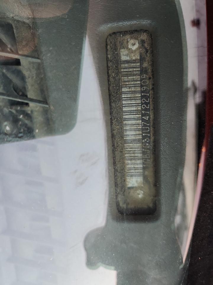 2004 Chevrolet Express Commercial C VIN: 1GBJG31U741221909 Lot: 84453535