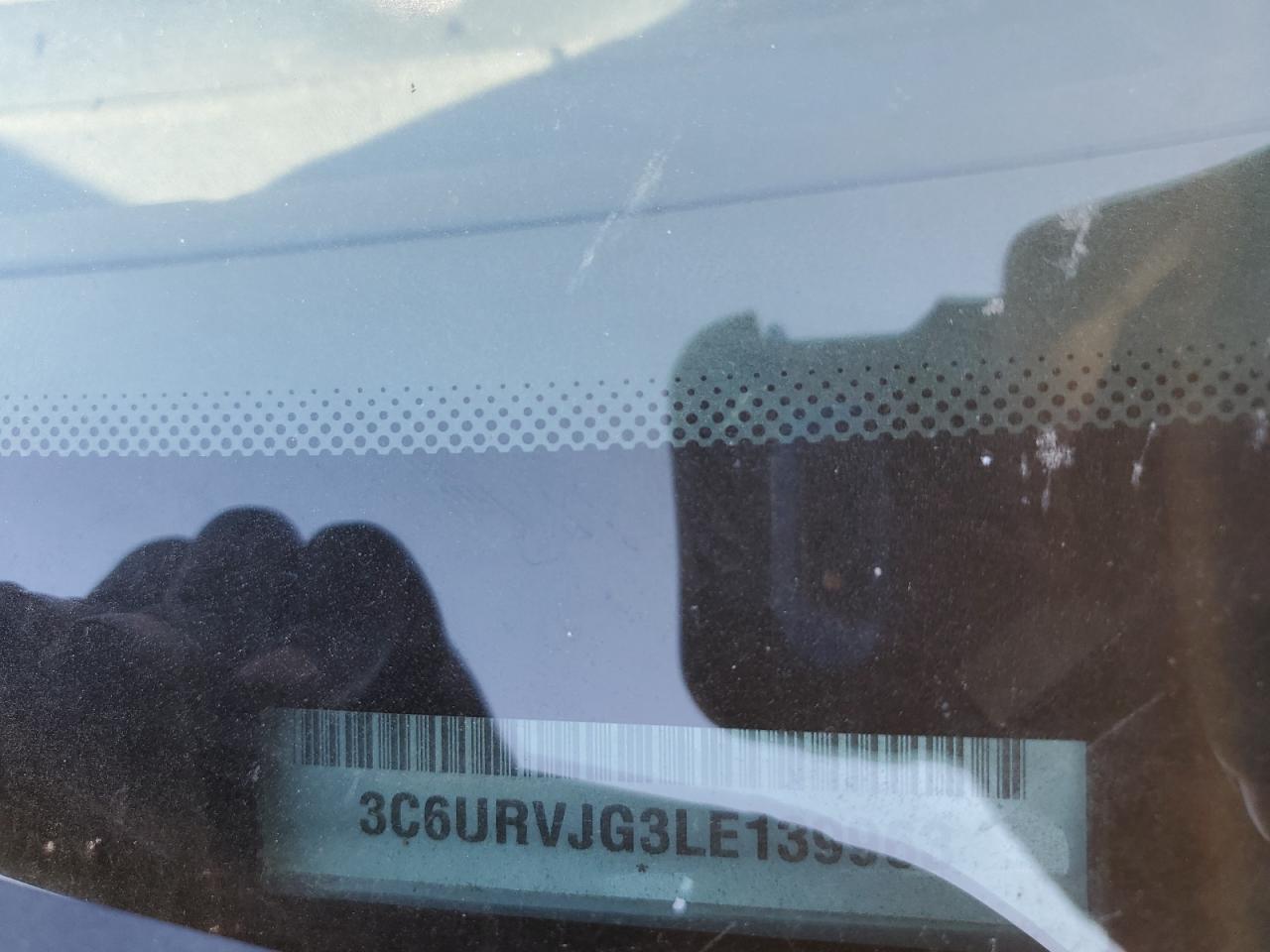 2020 Ram Promaster 3500 Delivery Van VIN: 3C6URVJG3LE139963 Lot: 91998385