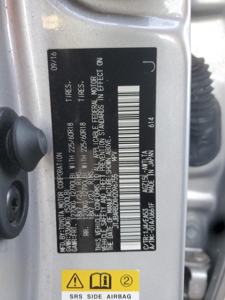 2017 Lexus Nx 200T Base VIN: JTJBARBZXH2096755 Lot: 92943445