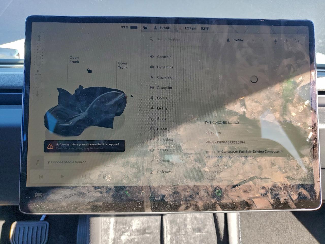 2024 Tesla Model 3 VIN: 5YJ3E1EA8RF728184 Lot: 93984065