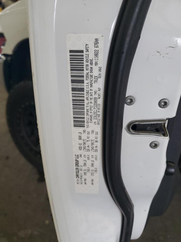 2012 Dodge Ram 2500 St VIN: 3C6UD5CL7CG330699 Lot: 92708665