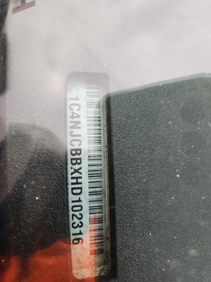 2017 Jeep Compass Sport VIN: 1C4NJCBBXHD102316 Lot: 91470975