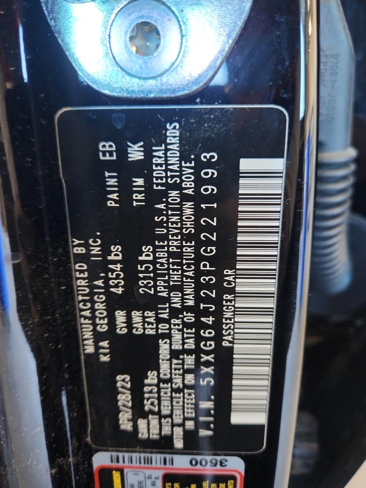 2023 Kia K5 Gt Line VIN: 5XXG64J23PG221993 Lot: 92391585