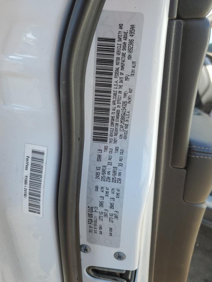 2016 Jeep Cherokee Limited VIN: 1C4PJMDB0GW154326 Lot: 91674615