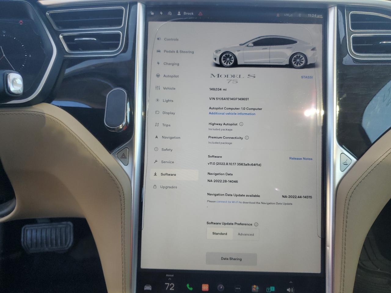 2016 Tesla Model S VIN: 5YJSA1E14GF149651 Lot: 91791845