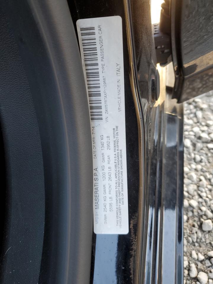 2015 Maserati Ghibli S VIN: ZAM57RTAXF1129887 Lot: 92274105