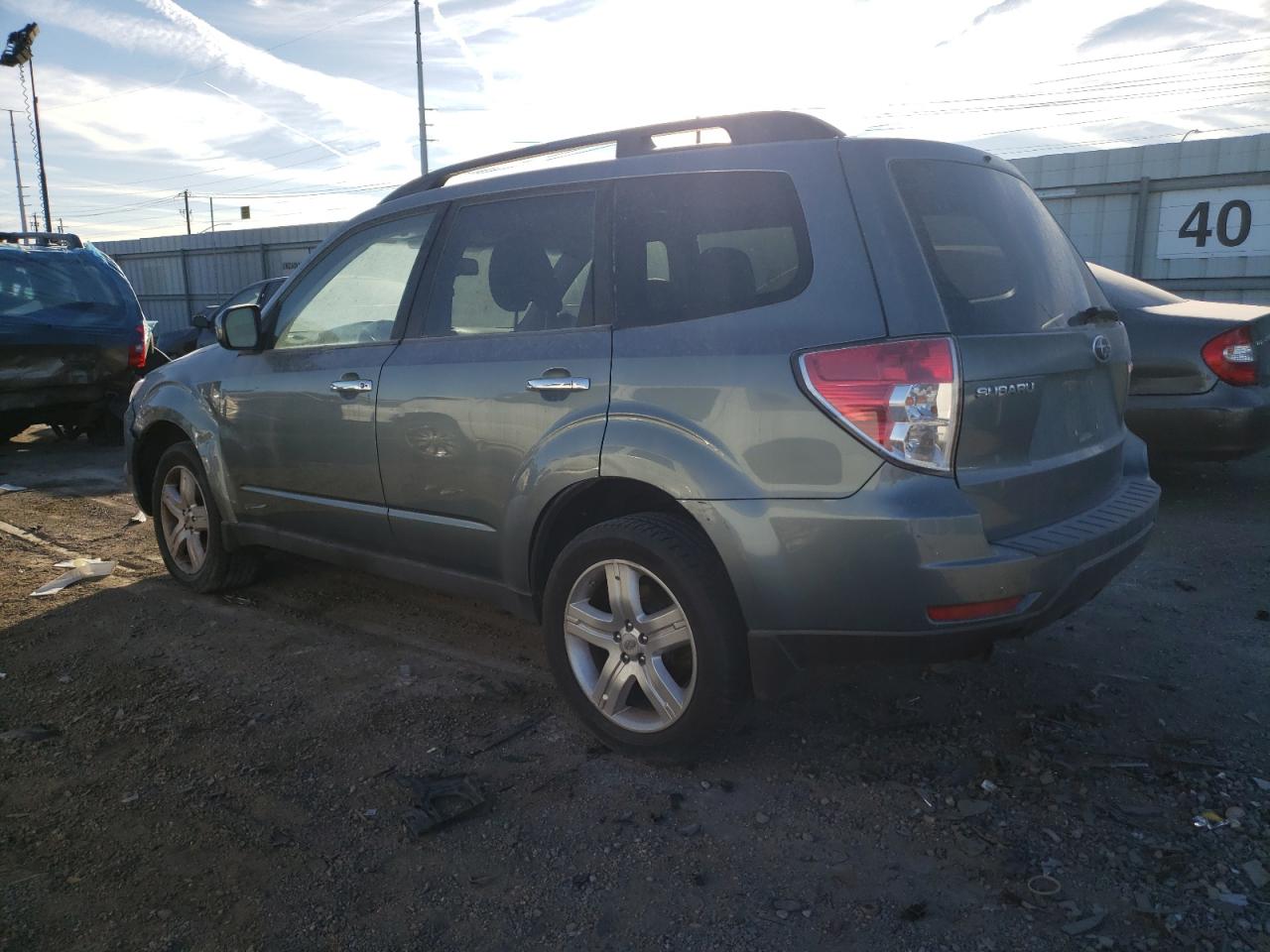 2009 Subaru Forester 2.5X Premium green suv gasoline JF2SH63679H793088 photo #3