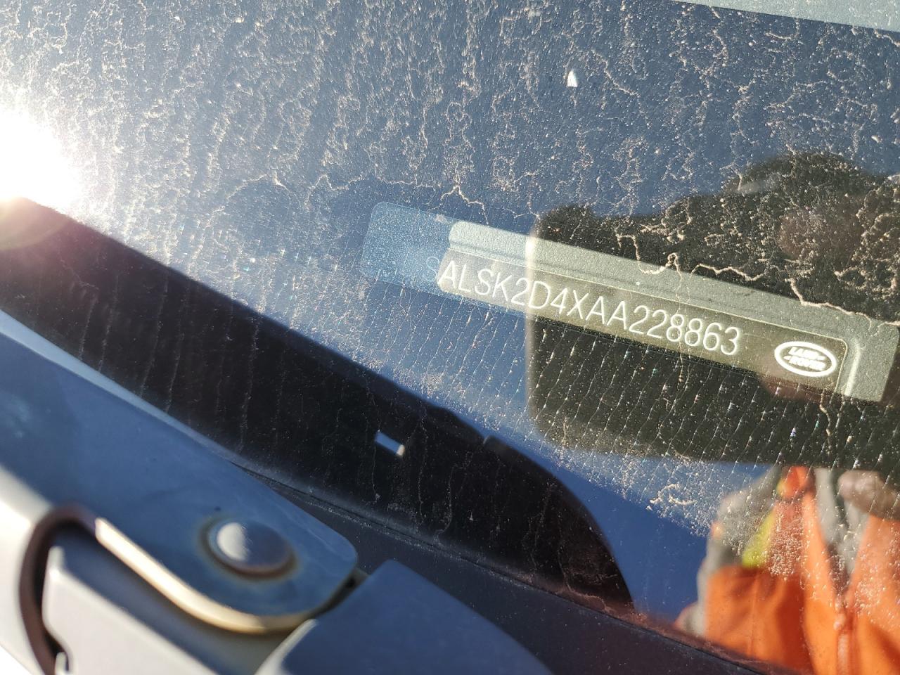 2010 Land Rover Range Rover Sport Lux VIN: SALSK2D4XAA228863 Lot: 82668135