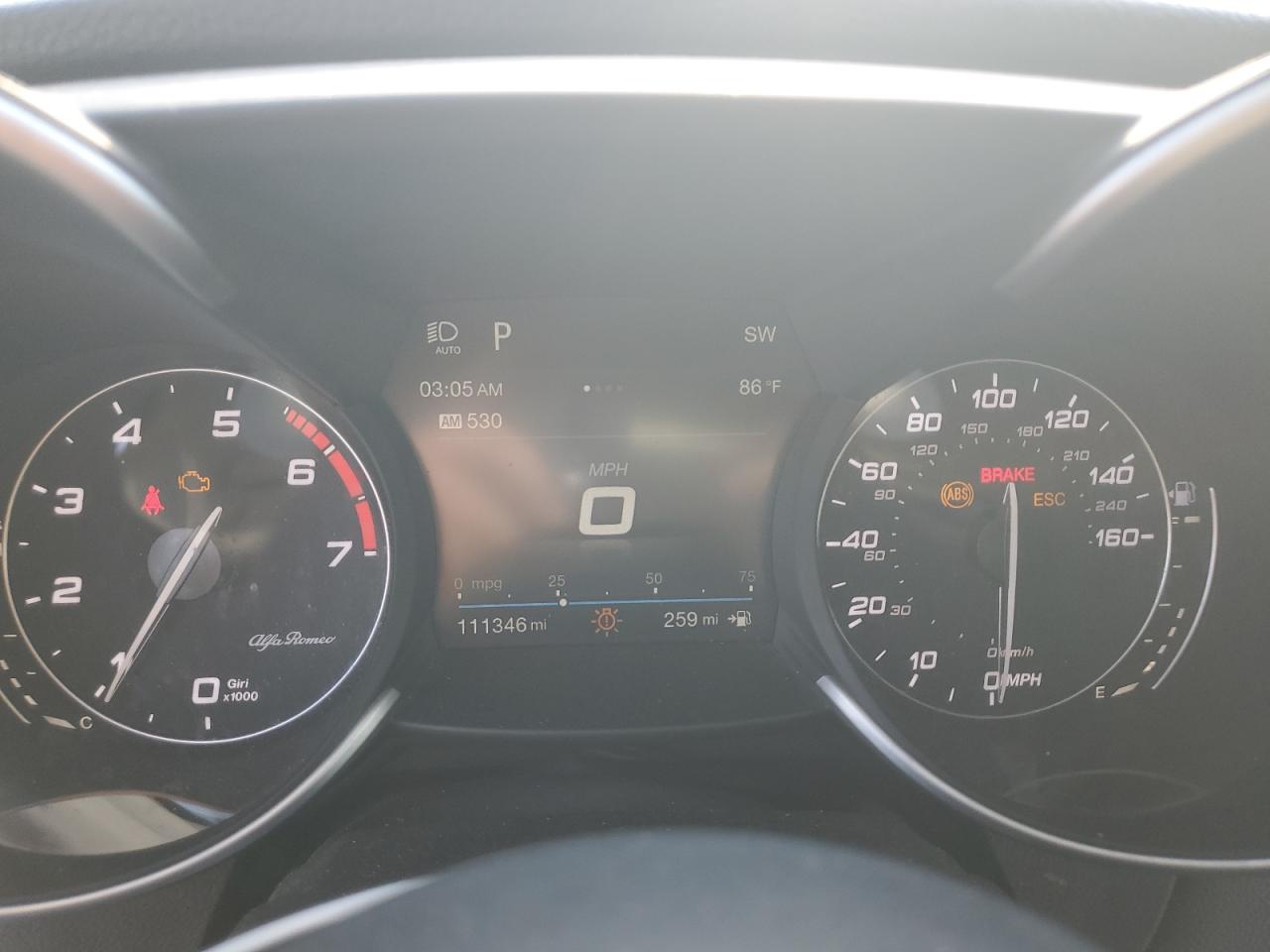 2019 Alfa Romeo Giulia VIN: ZARFAMAN6K7609554 Lot: 93720905