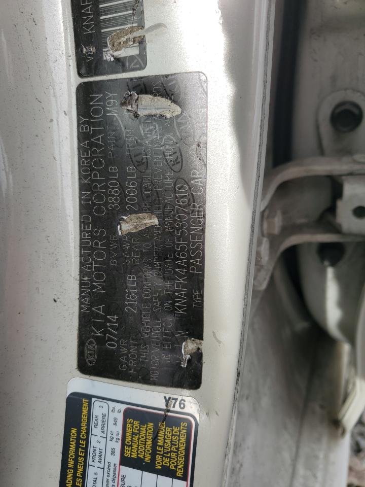 2015 Kia Forte Lx VIN: KNAFK4A65F5307610 Lot: 92724055