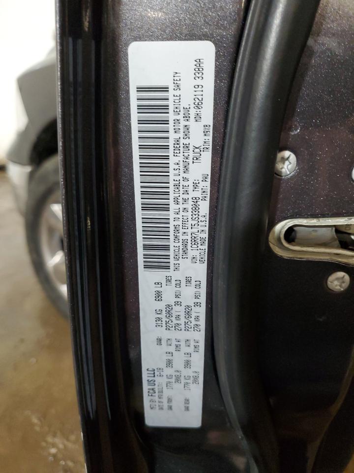 2018 Ram 1500 Slt VIN: 1C6RR7LT5JS338048 Lot: 93418775