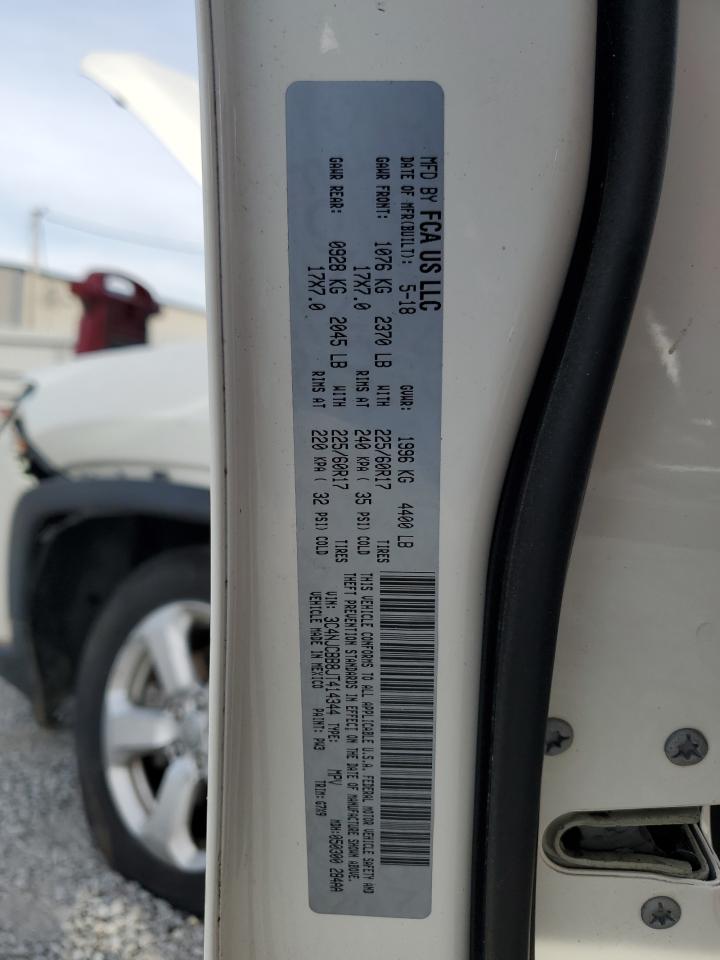 2018 Jeep Compass Latitude VIN: 3C4NJCBB8JT414344 Lot: 93191135