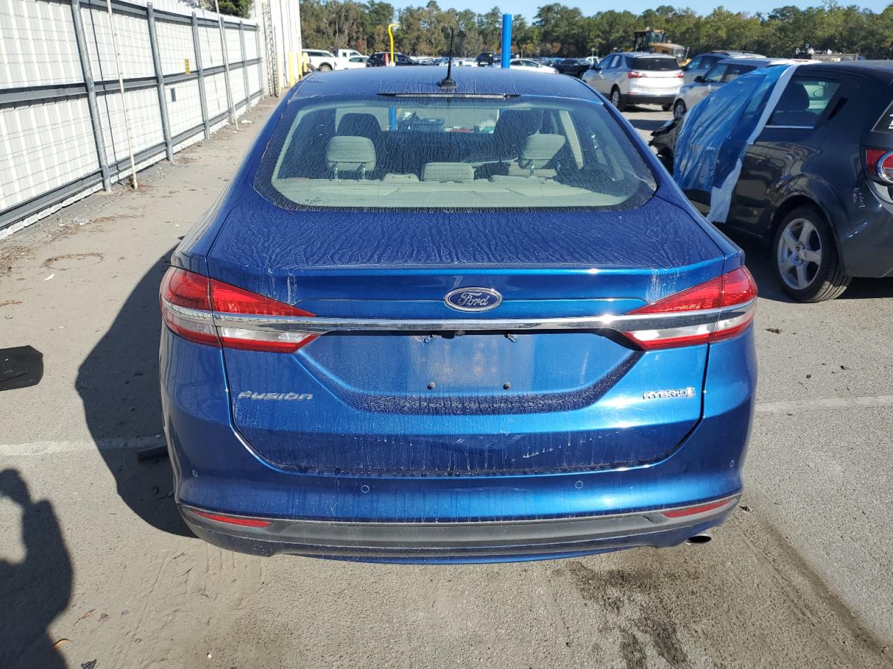 2018 Ford Fusion Se Hybrid VIN: 3FA6P0LU7JR235538 Lot: 92983065