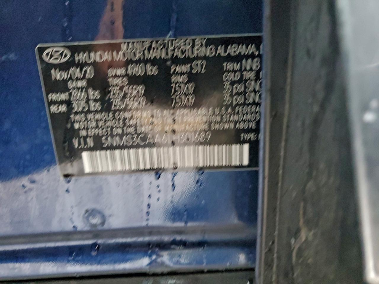 2020 Hyundai Santa Fe Sel VIN: 5NMS3CAA6LH301689 Lot: 94407365