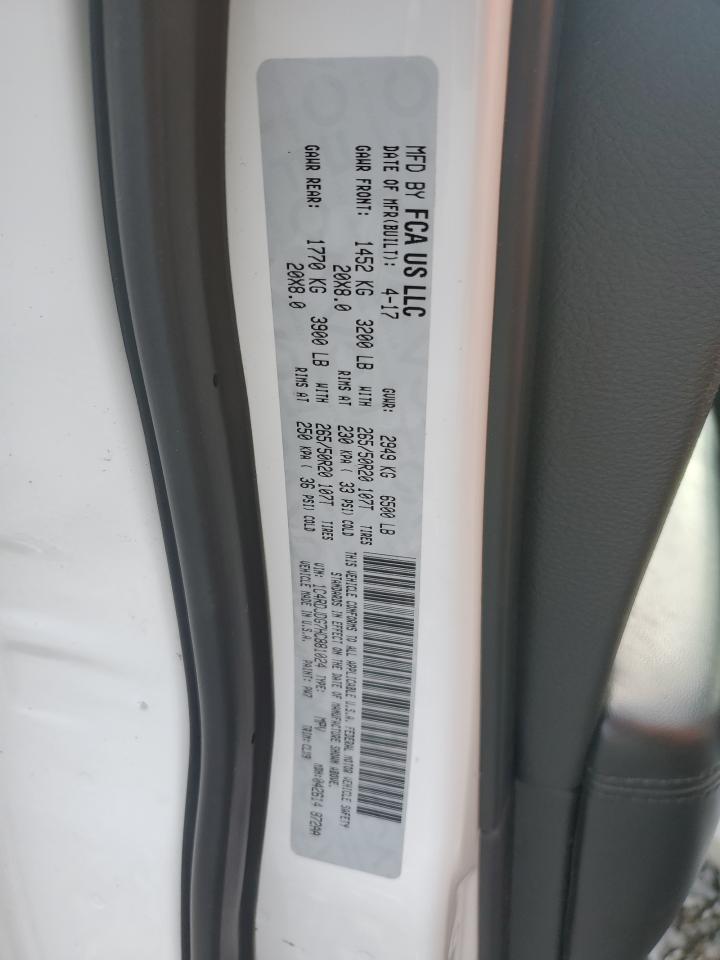 2017 Dodge Durango Gt VIN: 1C4RDJDG7HC881024 Lot: 93334365