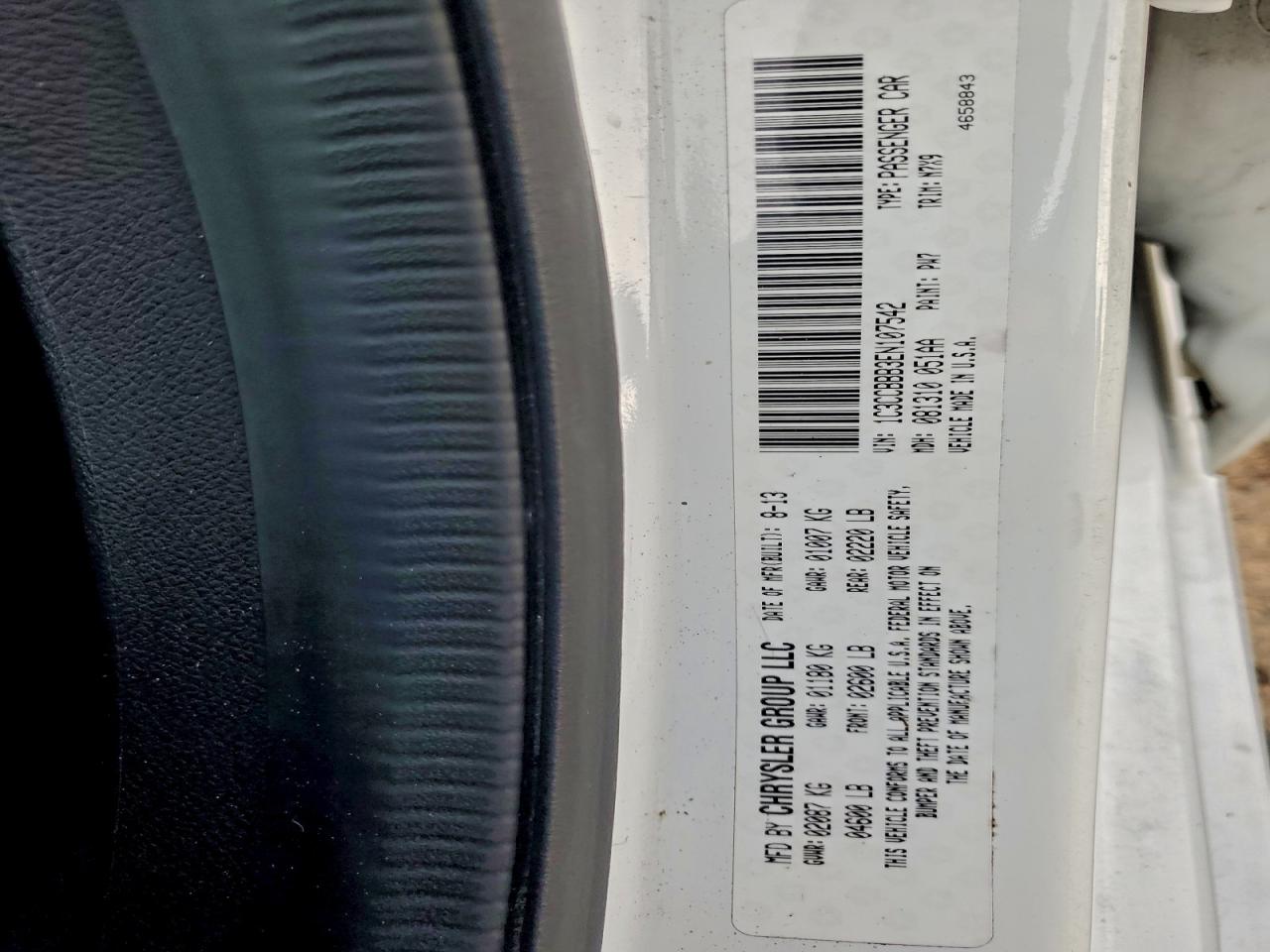 2014 Chrysler 200 Touring VIN: 1C3CCBBB3EN107542 Lot: 94040025