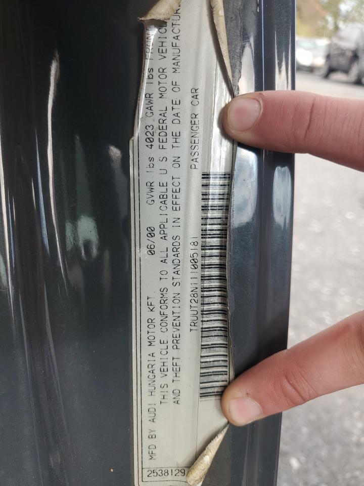 Фото: TRUUT28N111005181