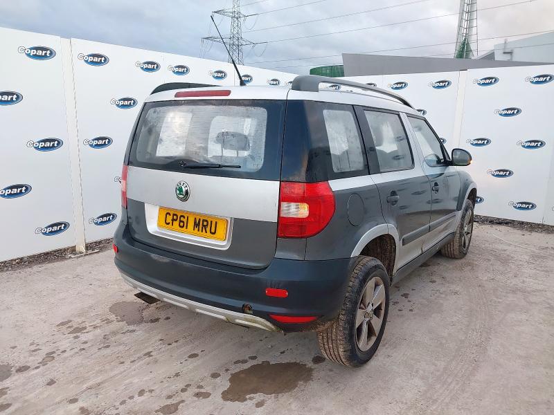 2012 SKODA YETI 2.0 TDI CR S 4X4 5DR