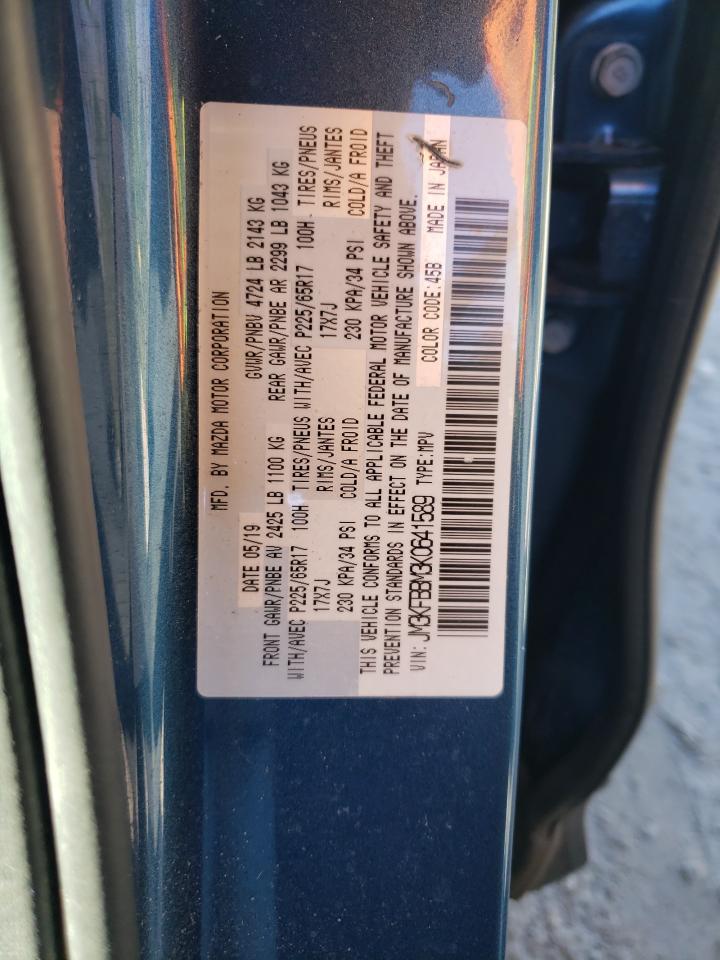 2019 Mazda Cx-5 Sport VIN: JM3KFBBM3K0641589 Lot: 92416345