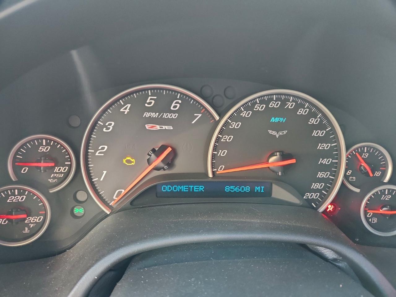 2007 Chevrolet Corvette Z06 VIN: 1G1YY26E375129656 Lot: 93431865