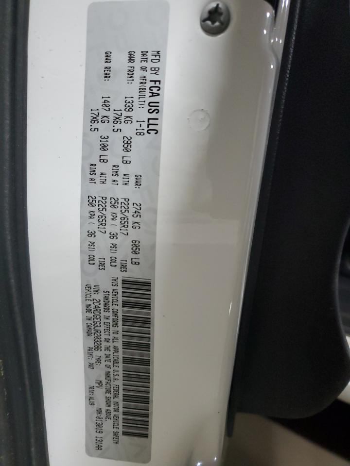 2018 Dodge Grand Caravan Gt VIN: 2C4RDGEG3JR203286 Lot: 92201405