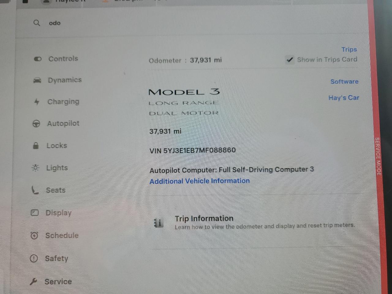 2021 Tesla Model 3 VIN: 5YJ3E1EB7MF088860 Lot: 92113015