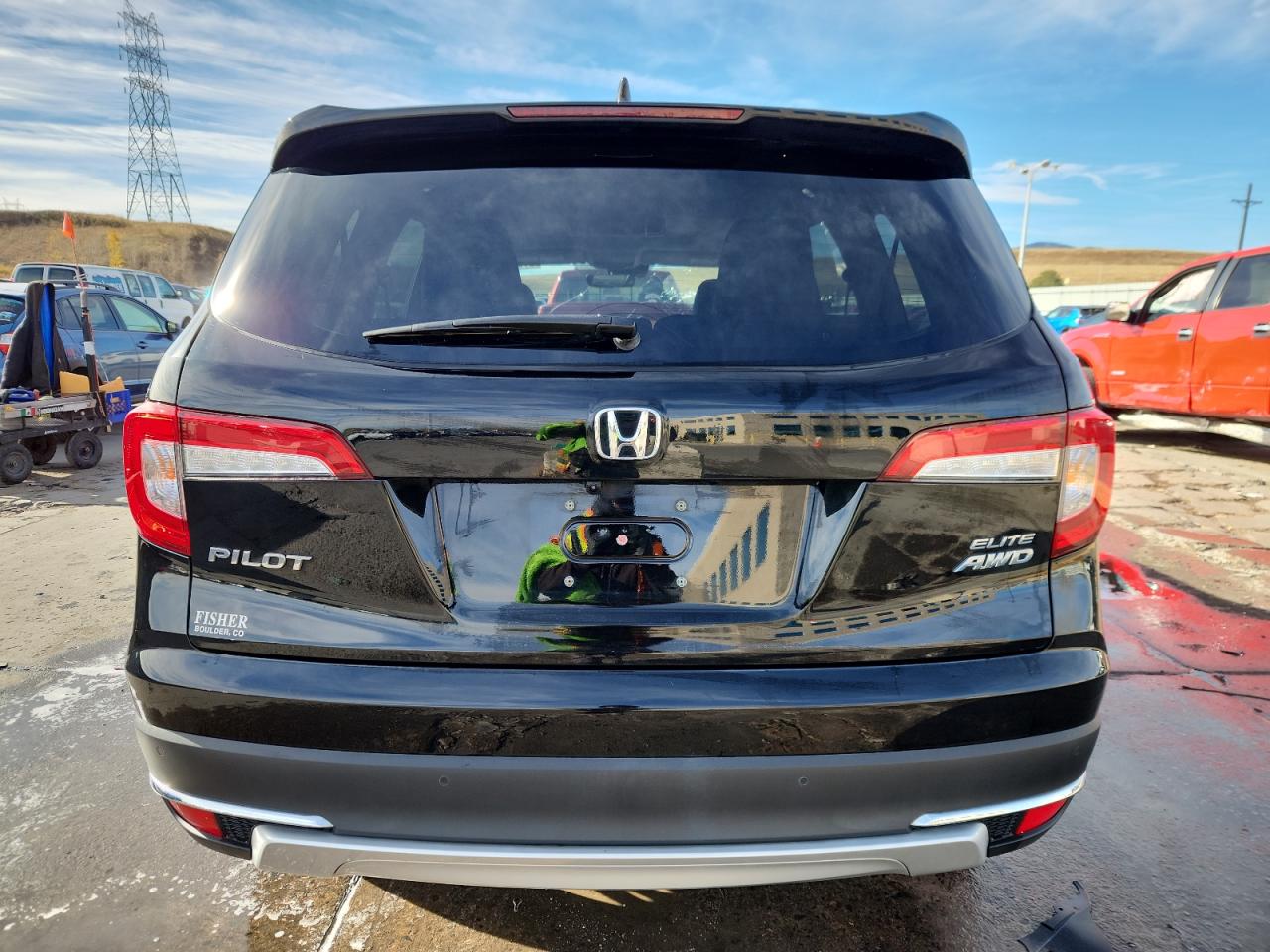 2022 Honda Pilot Elite VIN: 5FNYF6H05NB037627 Lot: 91024225