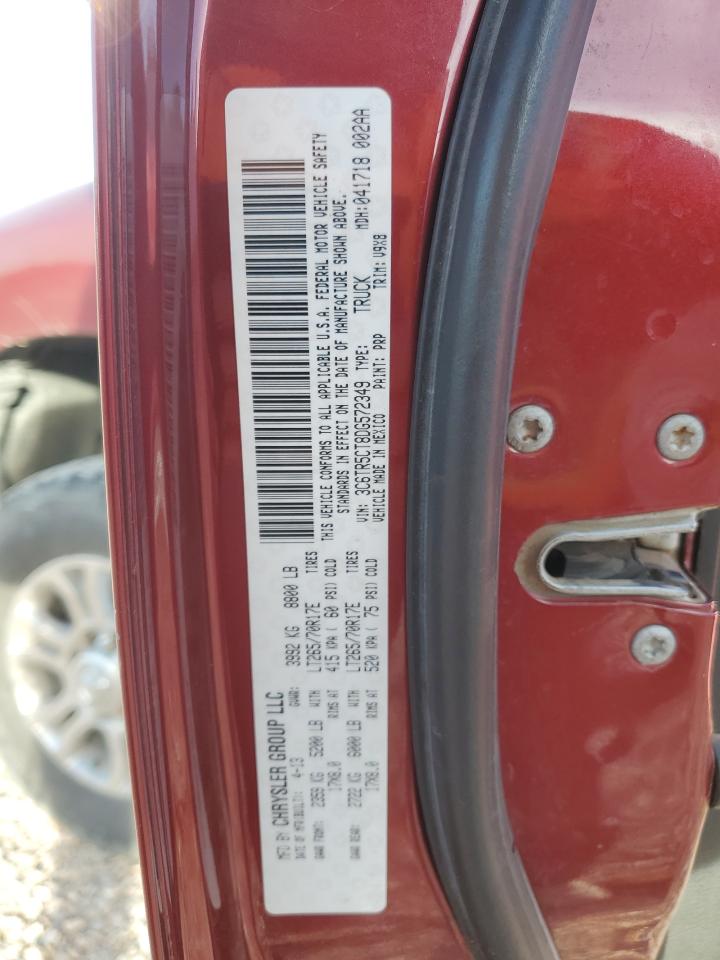 2013 Ram 2500 St VIN: 3C6TR5CT8DG572349 Lot: 92036845