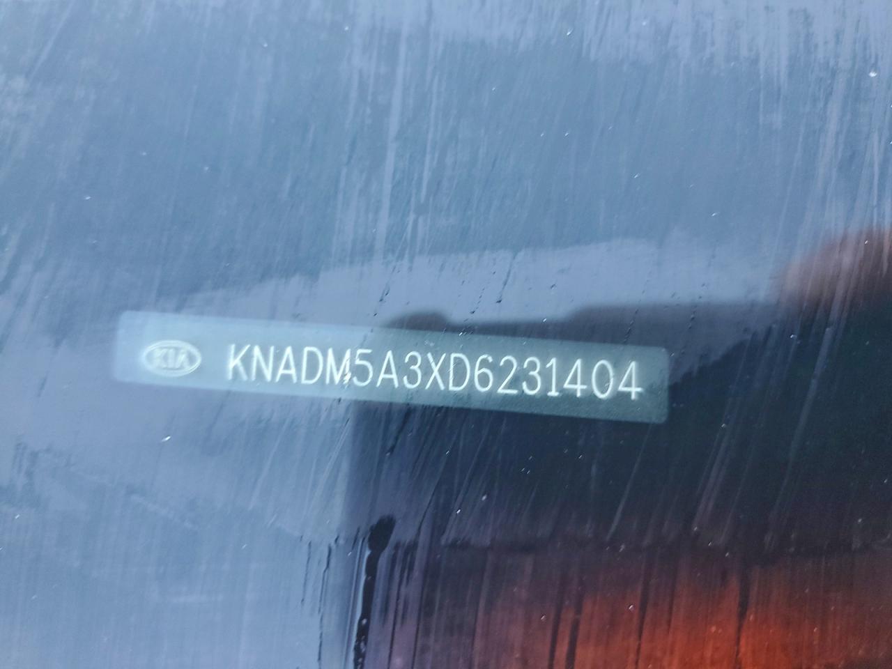 2013 Kia Rio Lx VIN: KNADM5A3XD6231404 Lot: 94228505