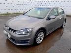 2014 VOLKSWAGEN GOLF 1.6 TDI 105 SE 5DR DSG for sale at Copart SANDTOFT