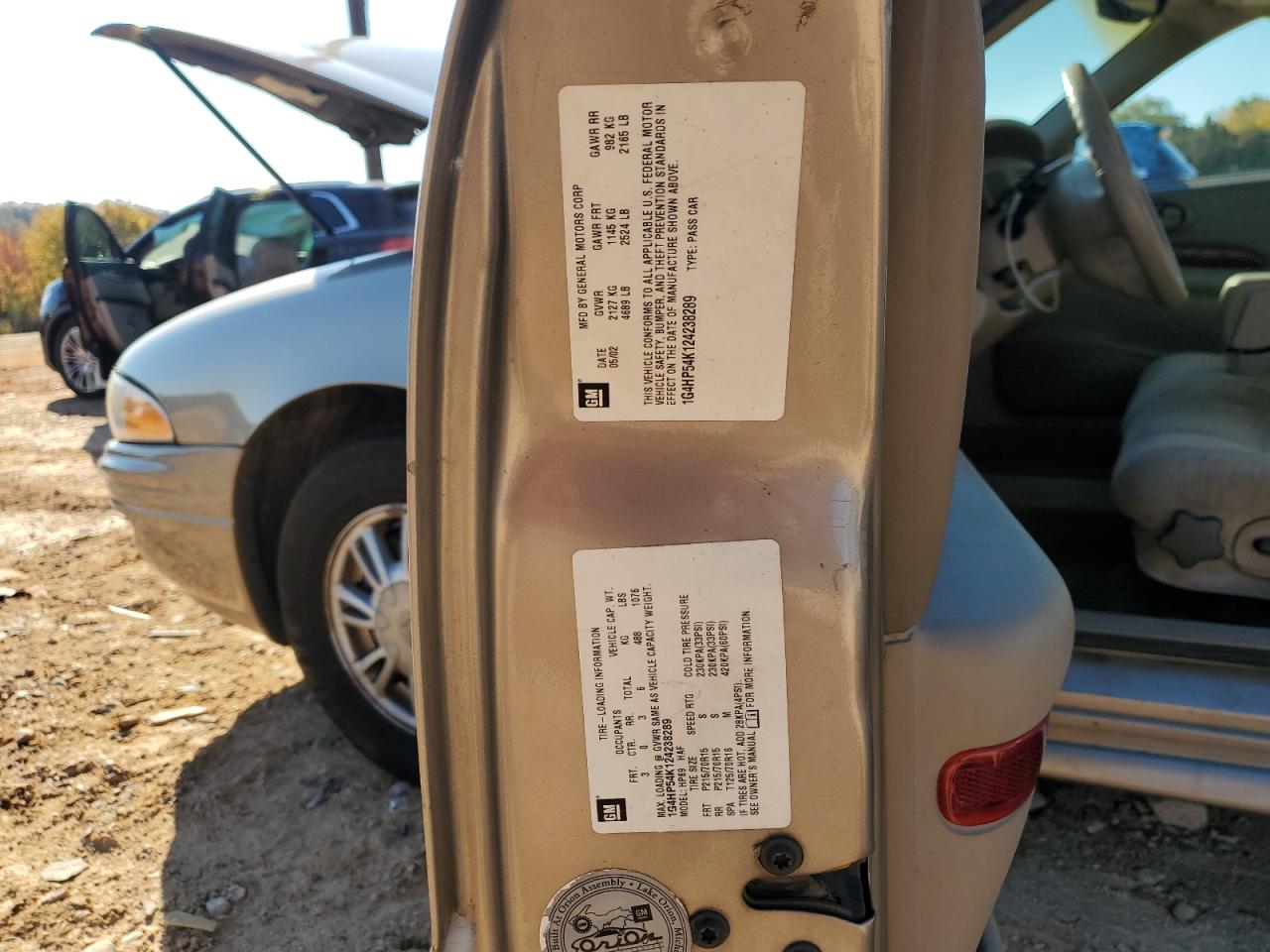 2002 Buick Lesabre Custom VIN: 1G4HP54K124238289 Lot: 90665175