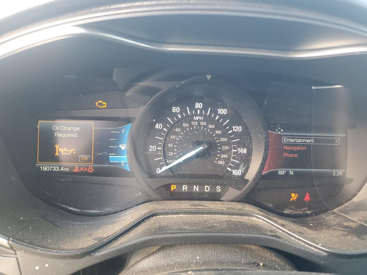 2019 Ford Fusion Titanium VIN: 3FA6P0D93KR205786 Lot: 91994965