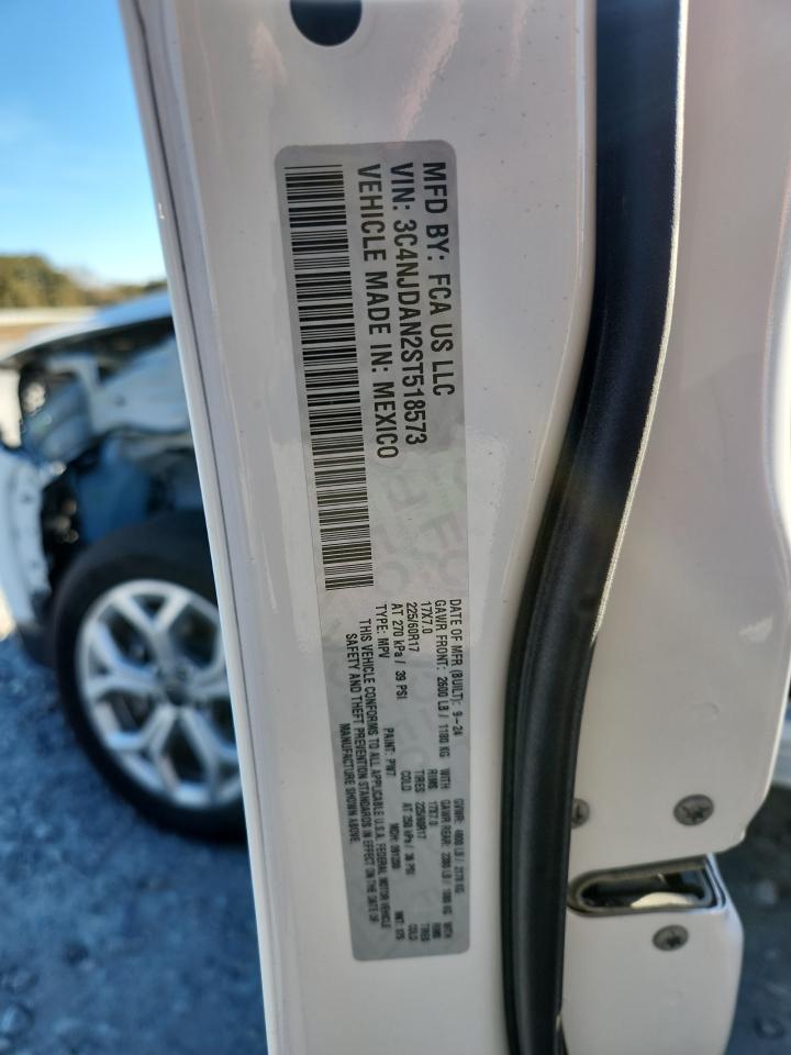 2025 Jeep Compass Sport VIN: 3C4NJDAN2ST518573 Lot: 92027525