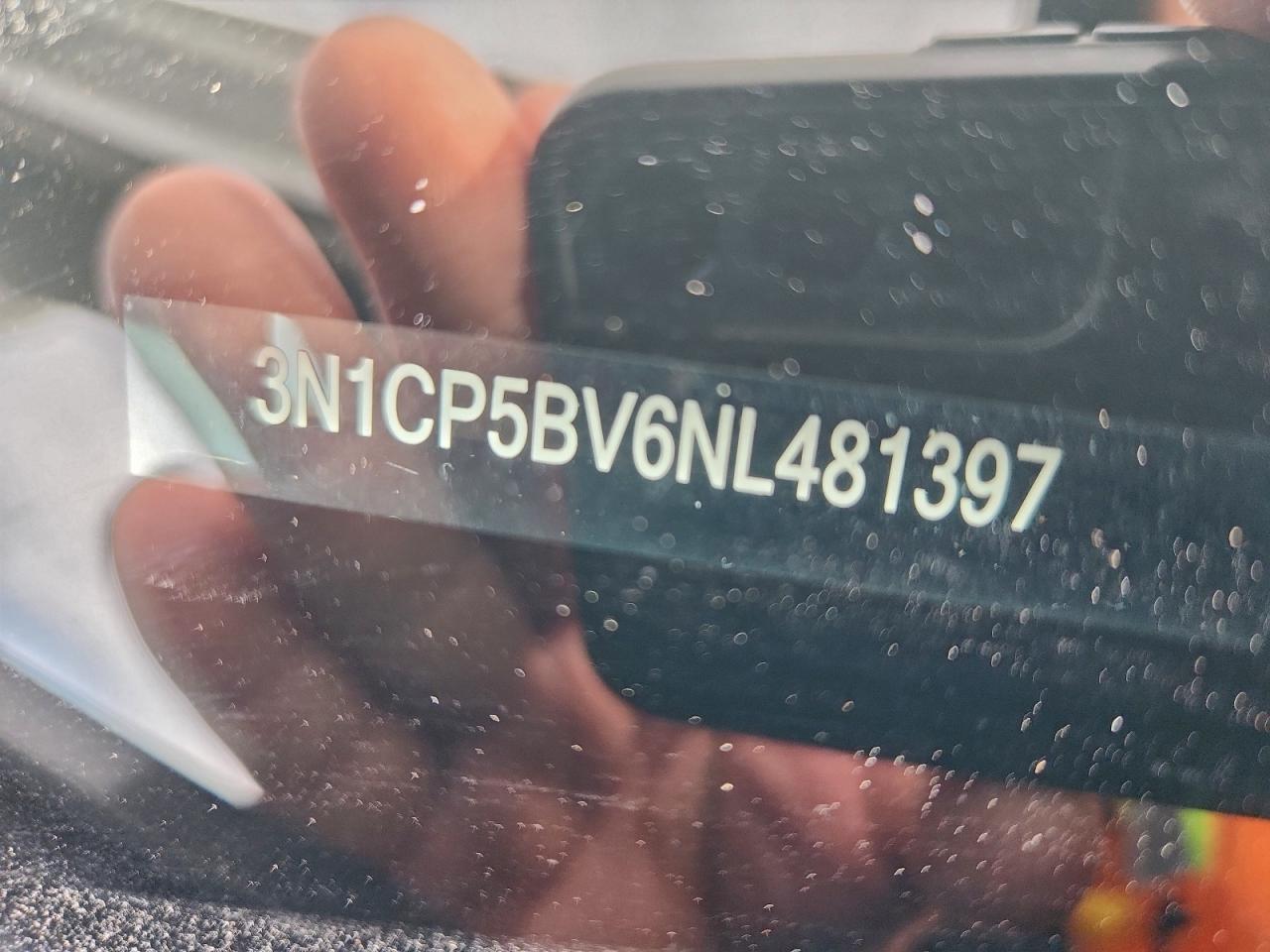 2022 Nissan Kicks S VIN: 3N1CP5BV6NL481397 Lot: 93888265