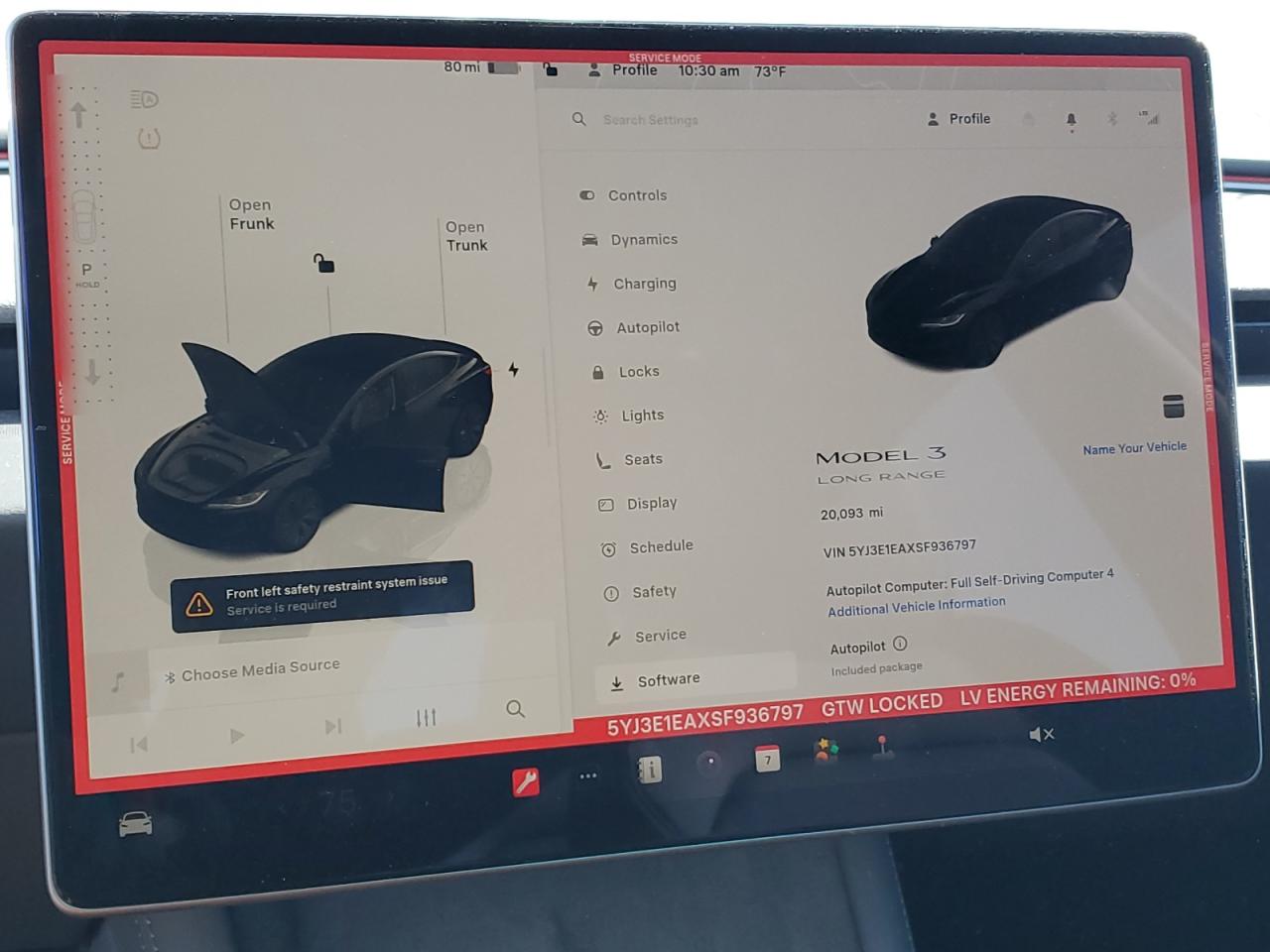 2025 Tesla Model 3 VIN: 5YJ3E1EAXSF936797 Lot: 91712205