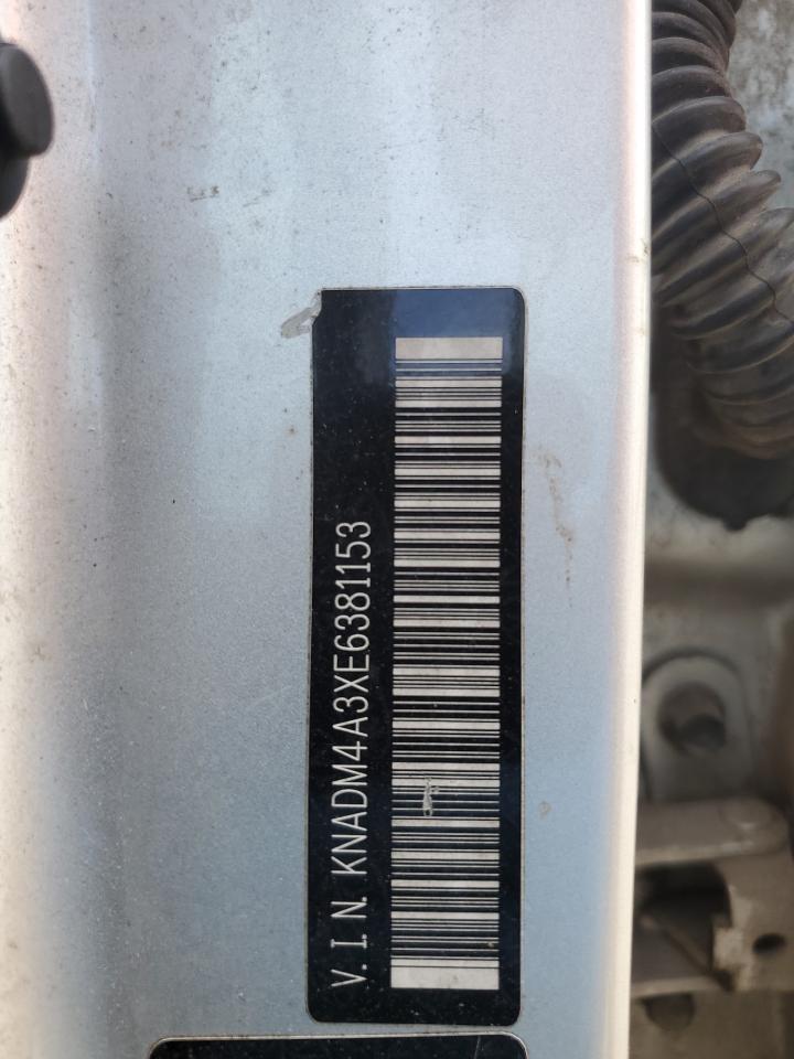 2014 Kia Rio Lx VIN: KNADM4A3XE6381153 Lot: 91610925