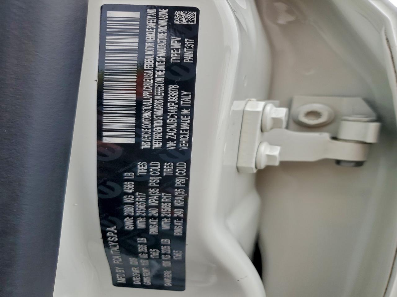 2019 Jeep Renegade Trailhawk VIN: ZACNJBC14KPJ93878 Lot: 94319785