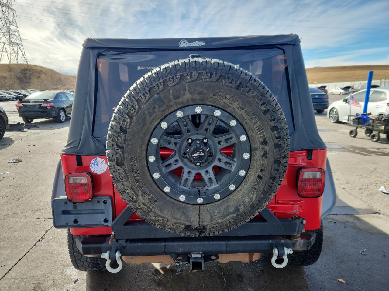 2001 Jeep Wrangler / Tj Sport VIN: 1J4FA49S81P360588 Lot: 92668355