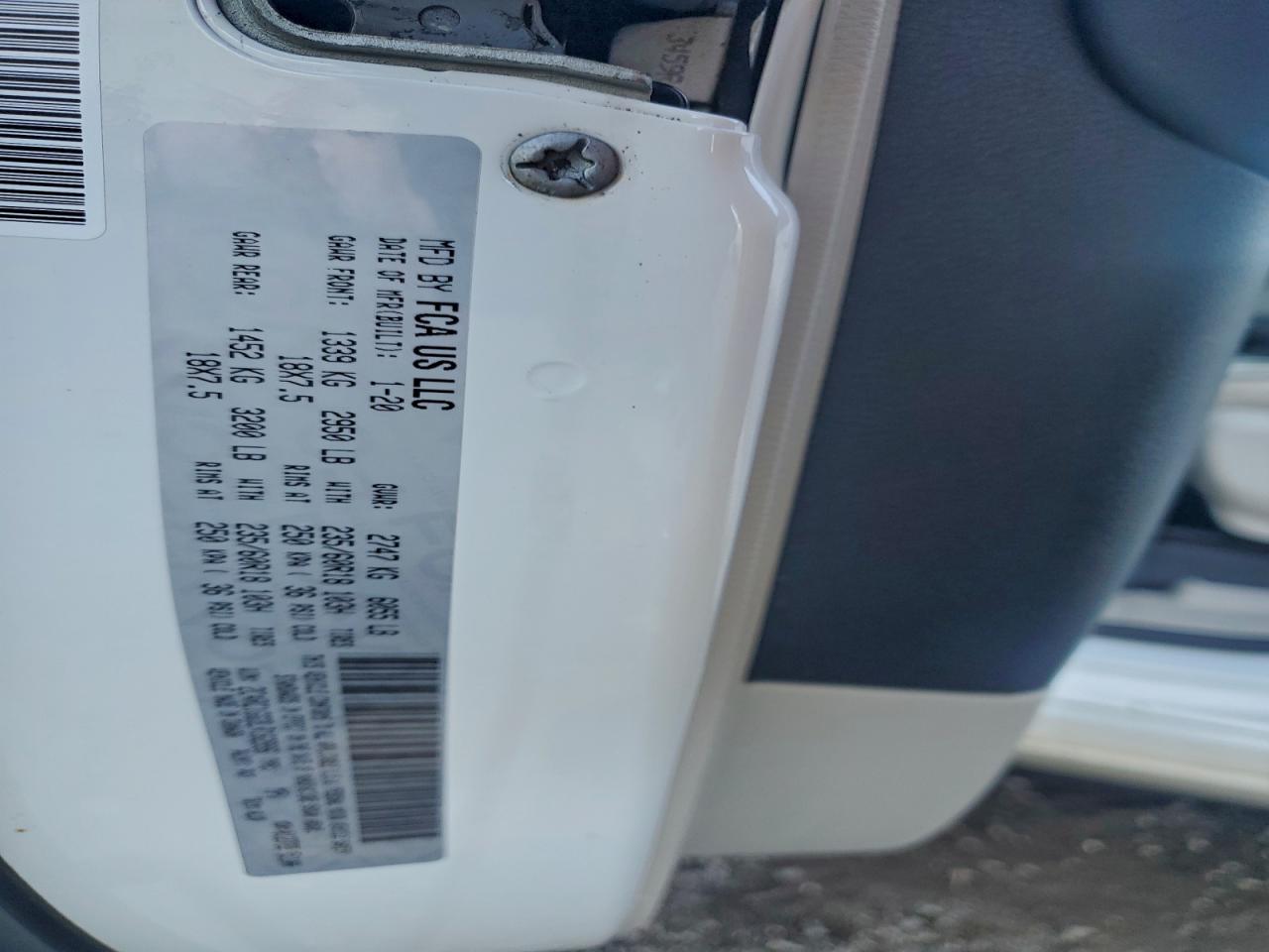 2020 Chrysler Pacifica Limited VIN: 2C4RC1GG3LR162996 Lot: 93742415