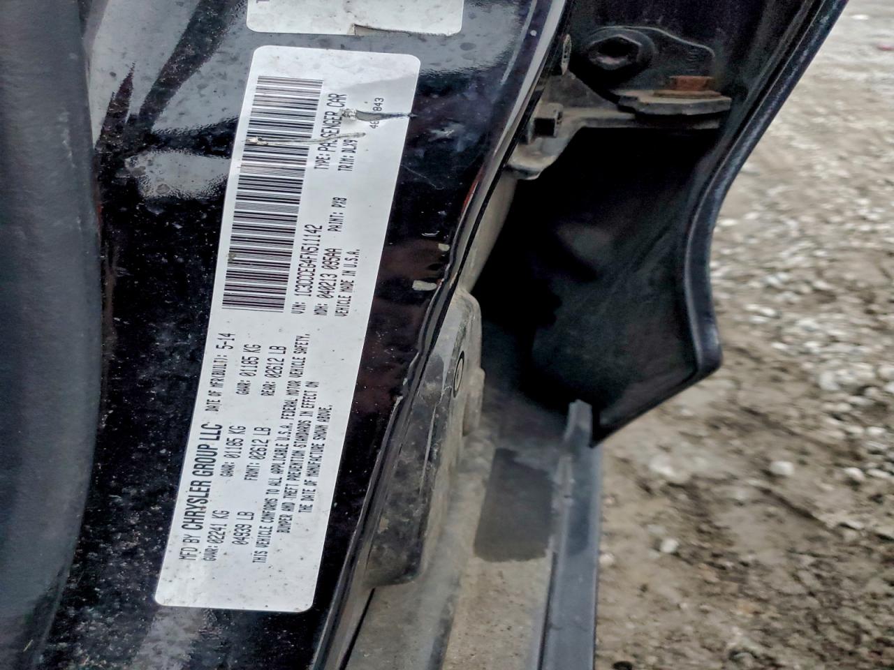 2015 Chrysler 200 C VIN: 1C3CCCEG4FN511142 Lot: 94073955