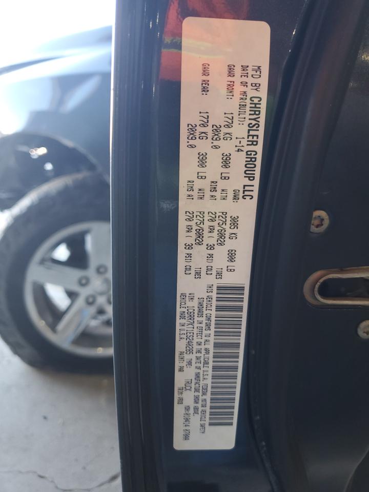 2014 Ram 1500 St VIN: 1C6RR7KT1ES240285 Lot: 91635795