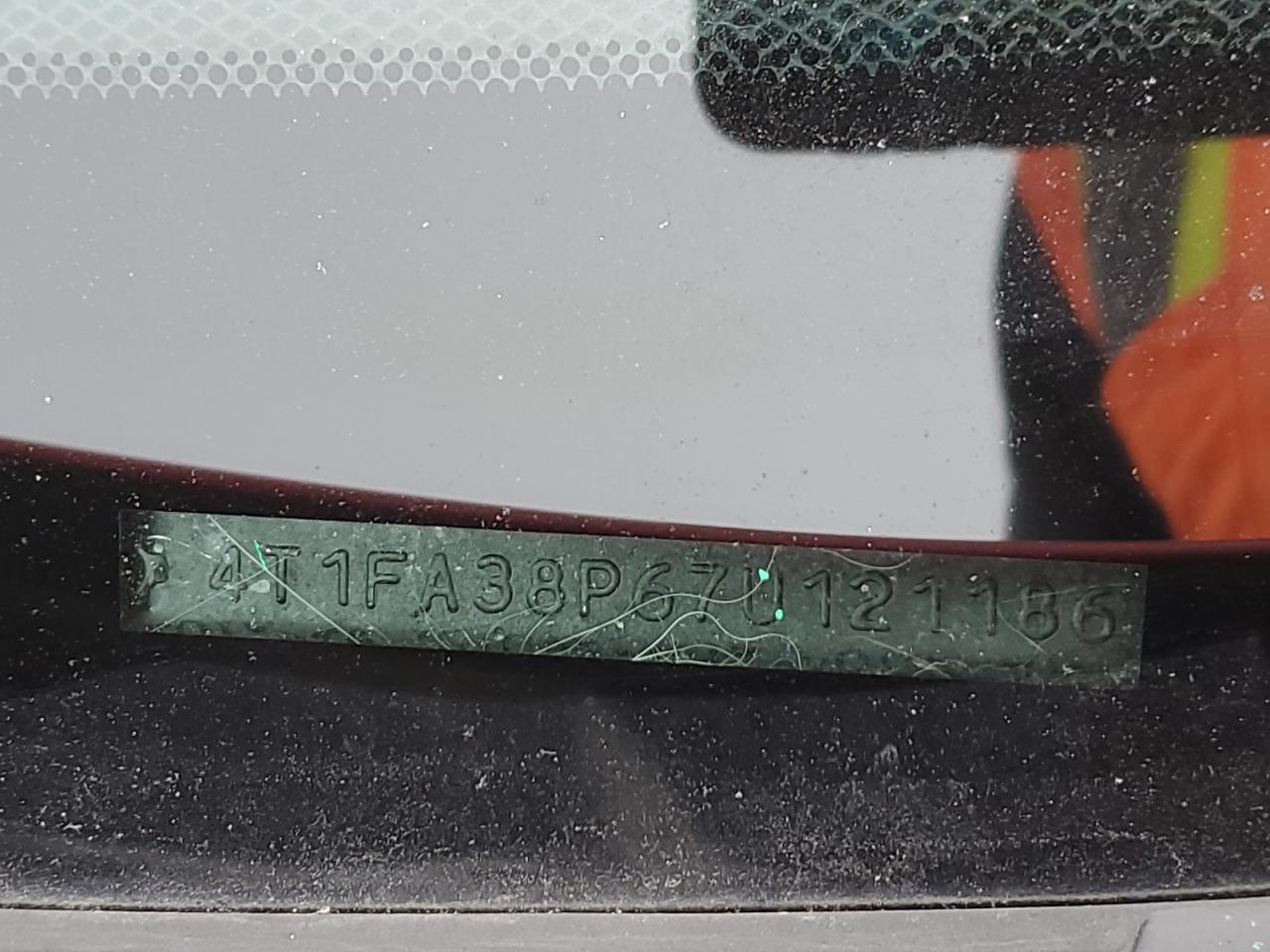 2007 Toyota Camry Solara Se VIN: 4T1FA38P67U121186 Lot: 91902695