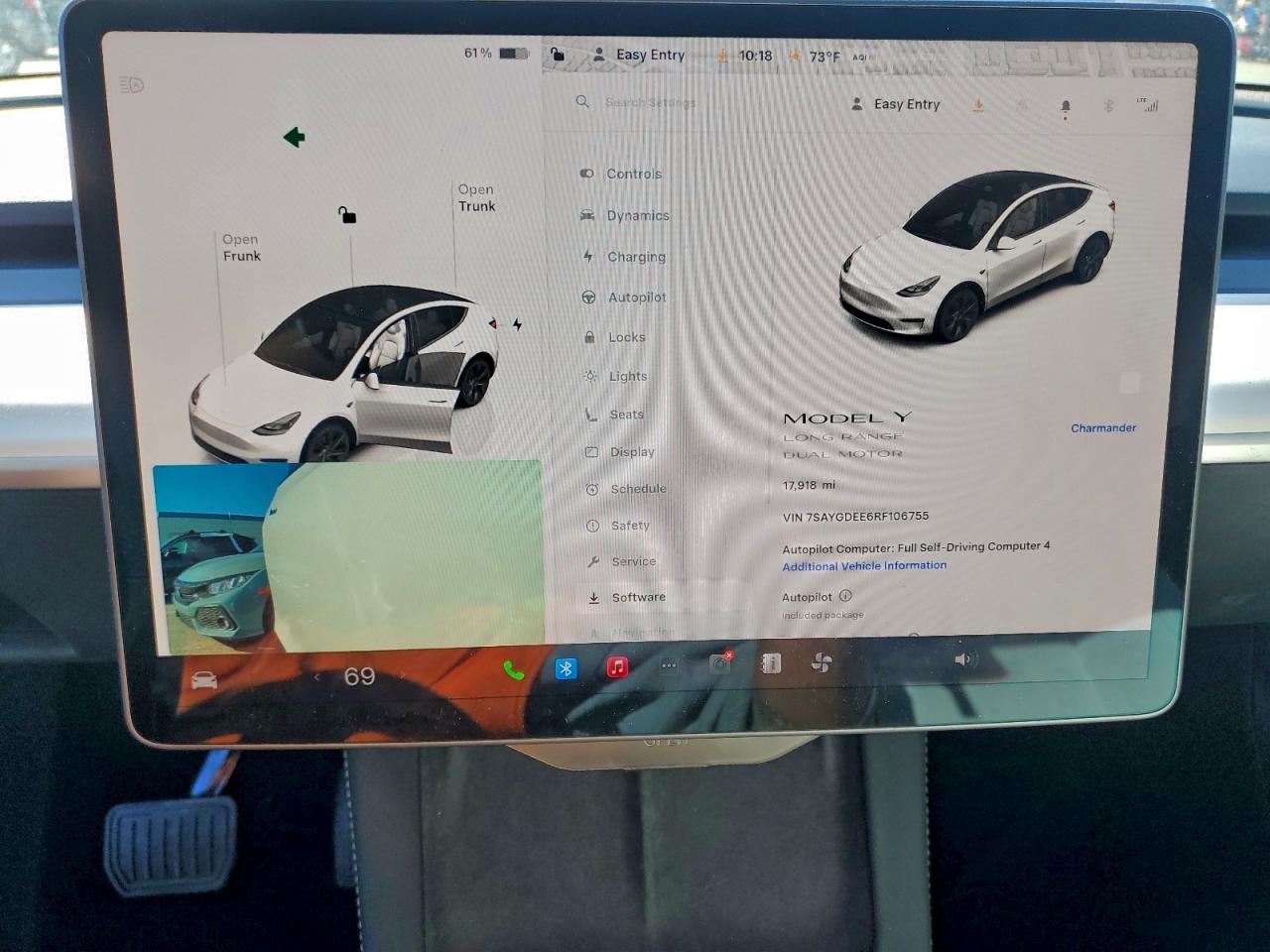 2024 Tesla Model Y VIN: 7SAYGDEE6RF106755 Lot: 94198085