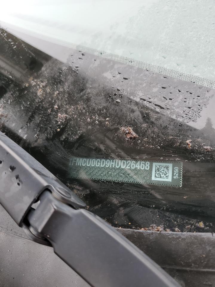 2017 Ford Escape Se VIN: 1FMCU0GD9HUD26468 Lot: 93526705